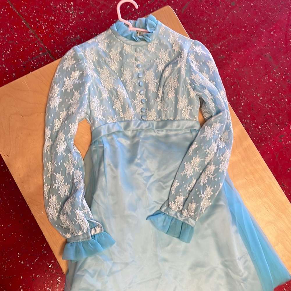 Kleinert’s women’s blue vintage dress Size 2